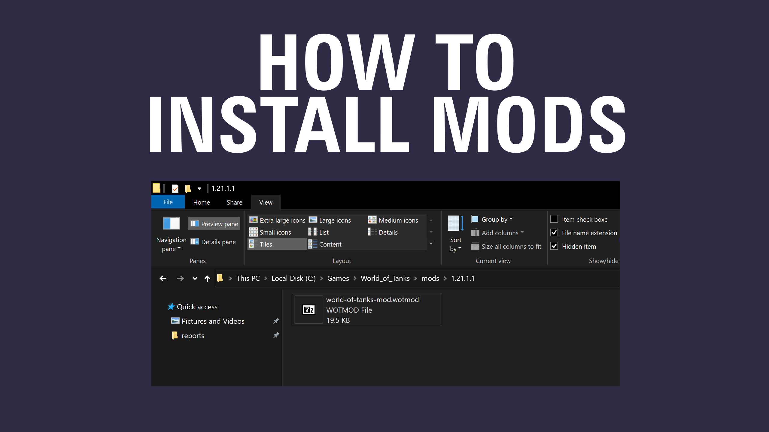 How To Install Mods